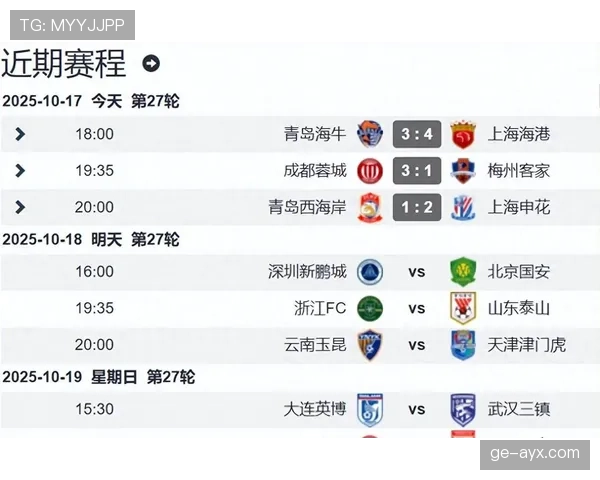 中超联赛最新排名揭晓，争冠与保级大战白热化